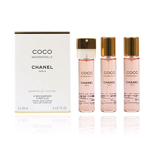 chanel mademoiselle twist and spray|coco mademoiselle refill only.